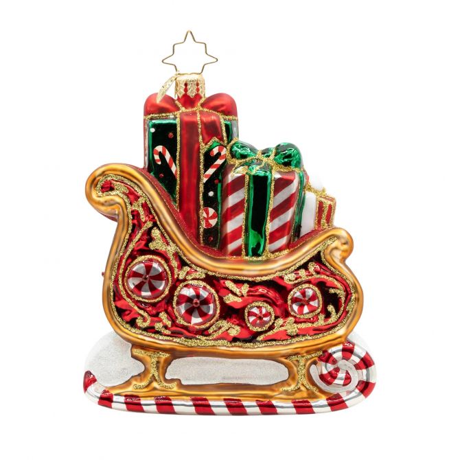 Christopher Radko Sweetest Sleigh Ride Ornament