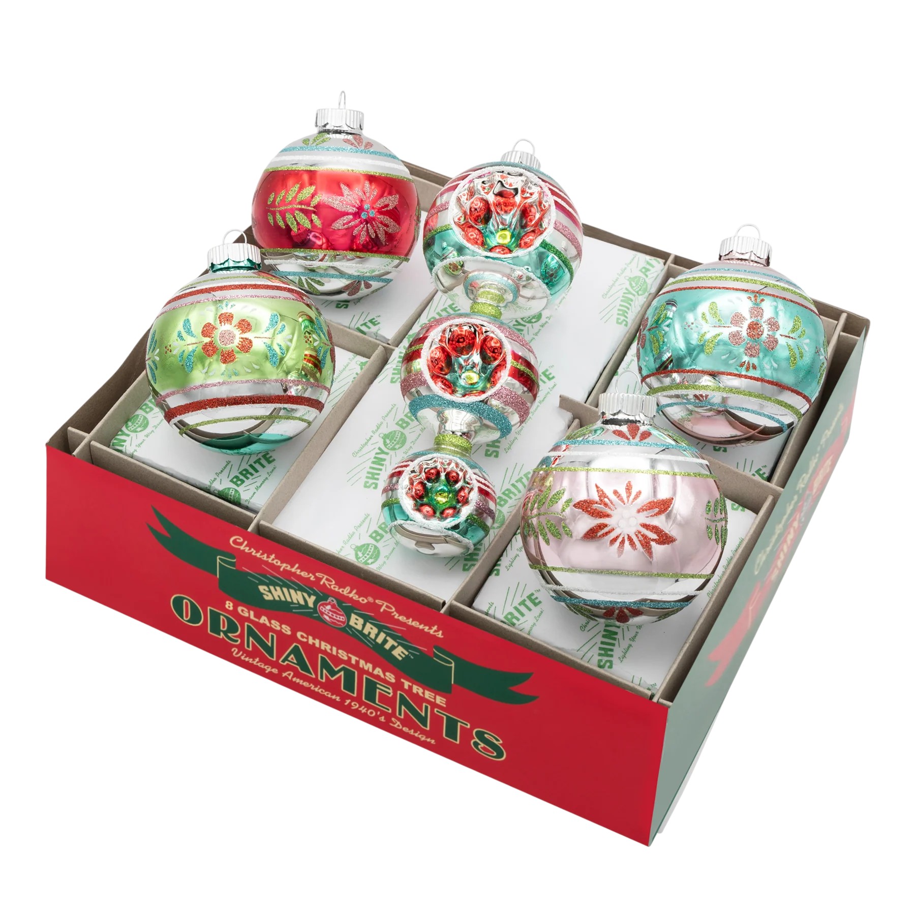 Christopher Radko Festive Fete 5 Count 3.5