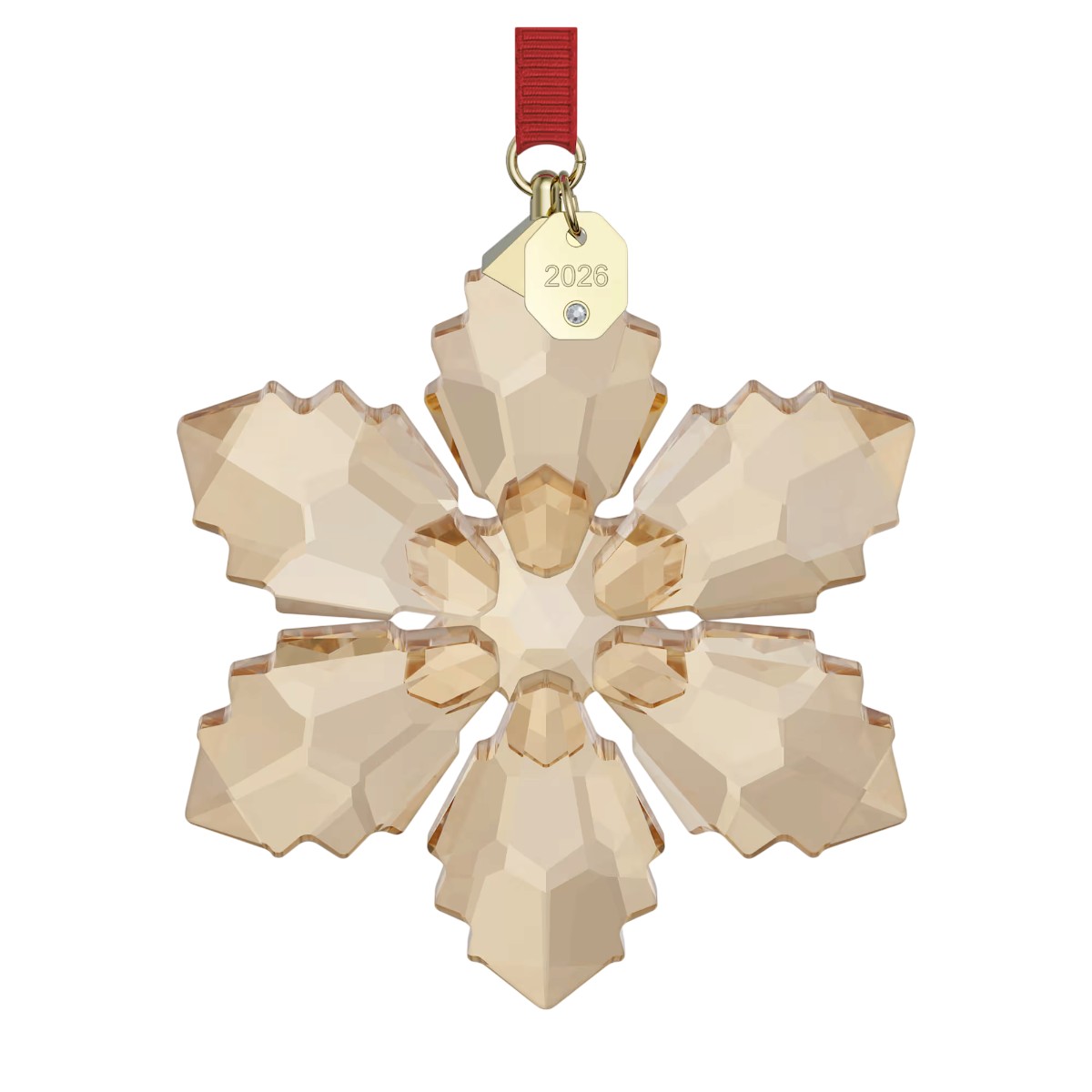 Swarovski Gold Tone Annual Festive Ornament, 2026