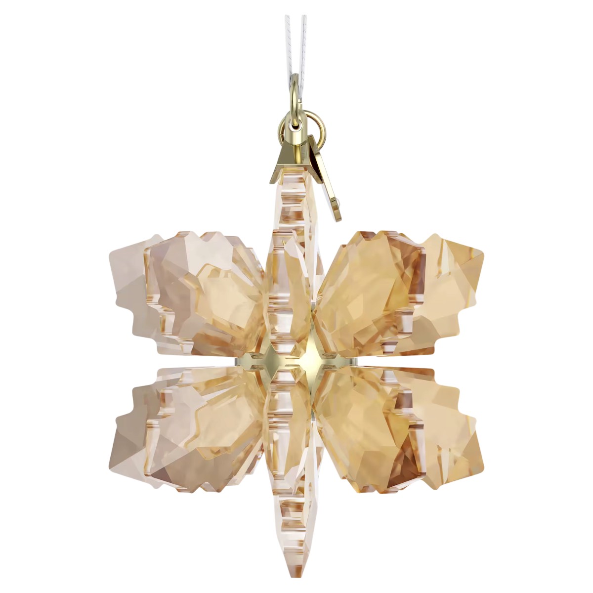 Swarovski 3D Gold Tone Annual Ornament, 2026