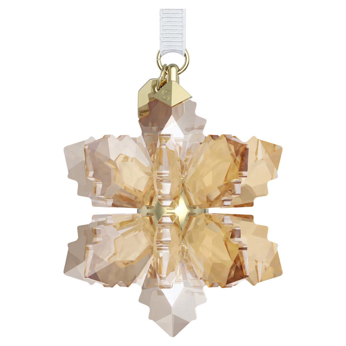 Swarovski 3D Gold Tone Annual Ornament, 2026