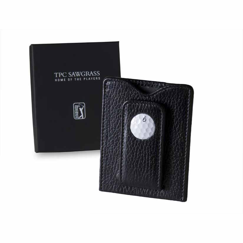 Tokens & Icons TPC Sawgrass Golf Ball Money Clip Wallet