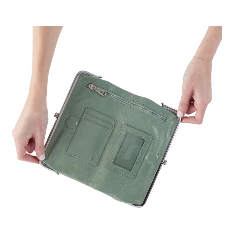 HOBO Lauren Clutch Wallet, Jade
