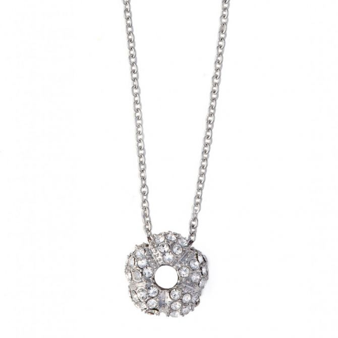Spartina 449 Sea La Vie Just Be / Sea Urchin Silver Necklace, 18"