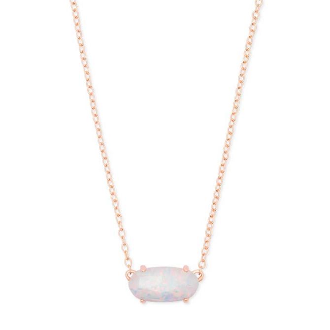 Elisa Gold Pendant Necklace in White Kyocera Opal | Kendra Scott | Kendra  Scott | 103.1.0 - controllers