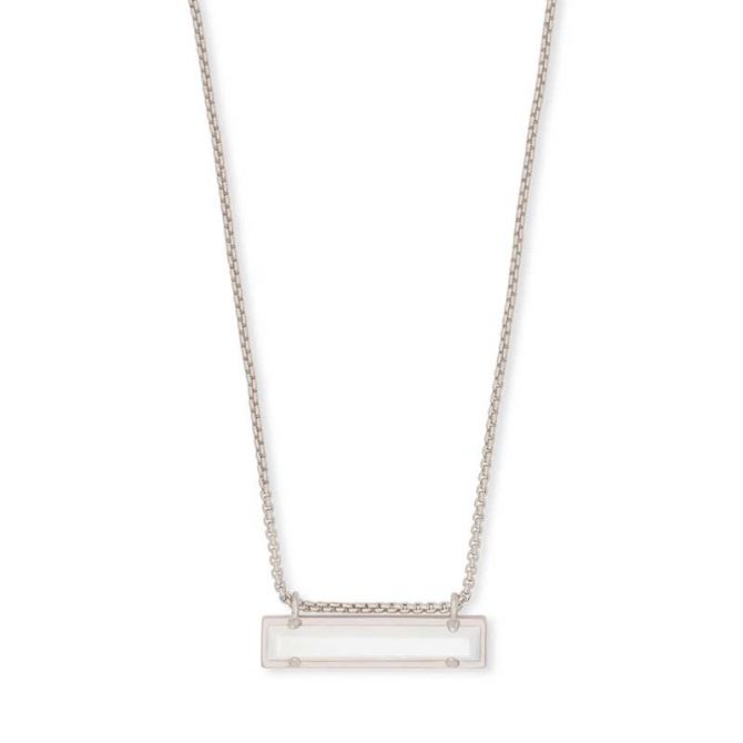 Kendra scott silver bar necklace store