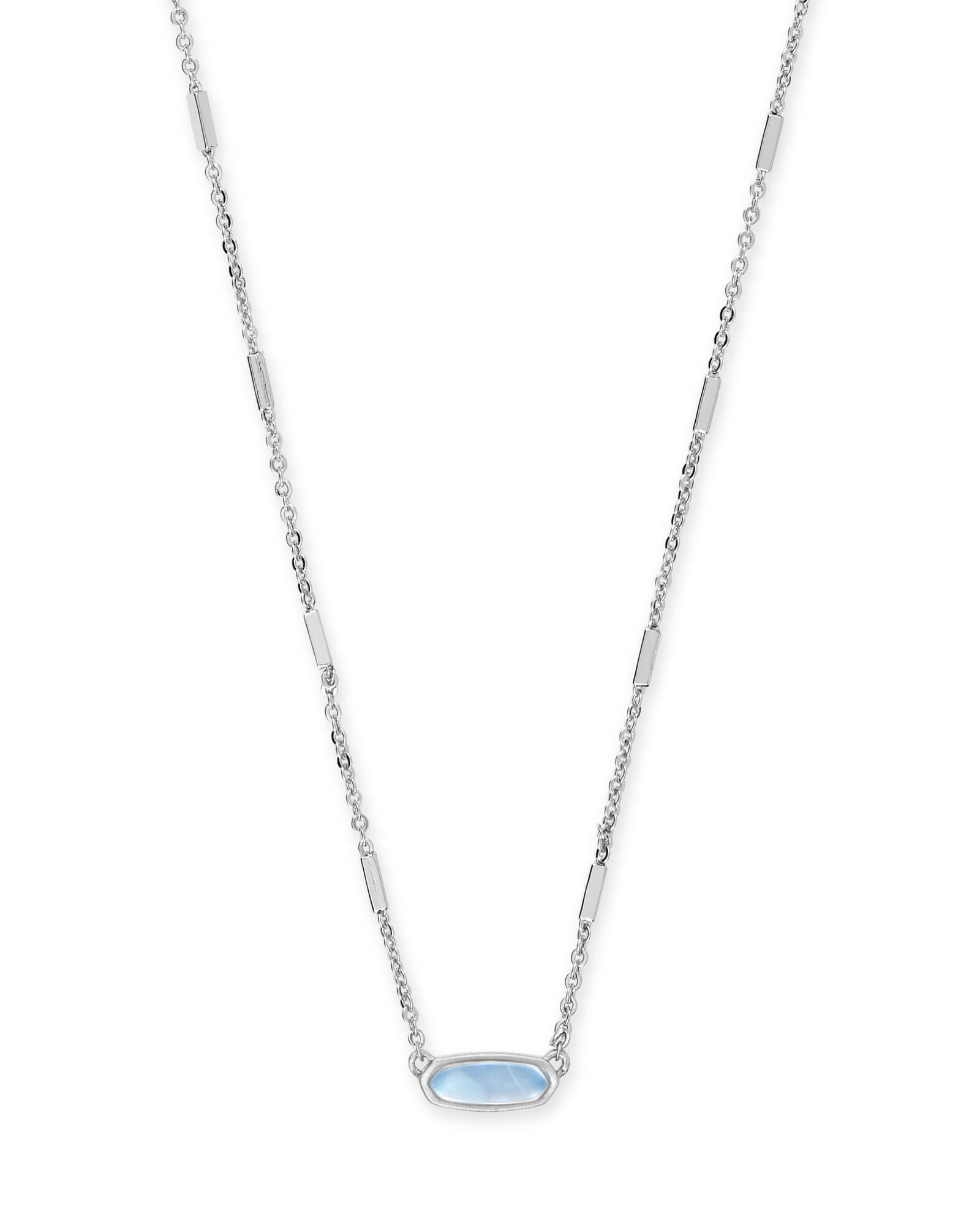 Kendra Scott Miya Bright Silver Pendant 