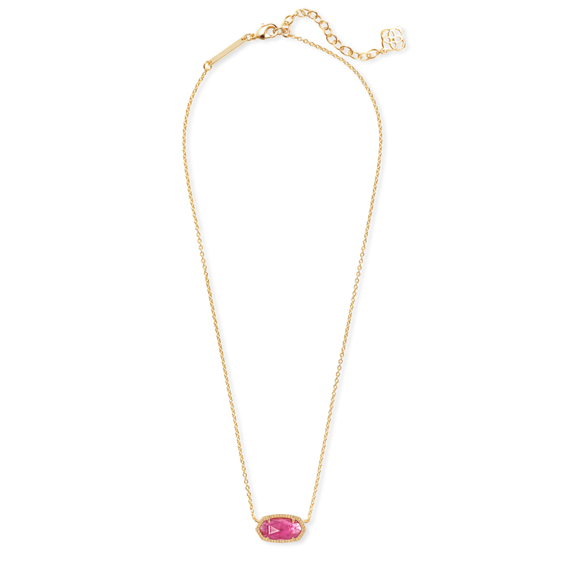 Kendra Scott Elisa Gold Necklace in Azalea Illusion