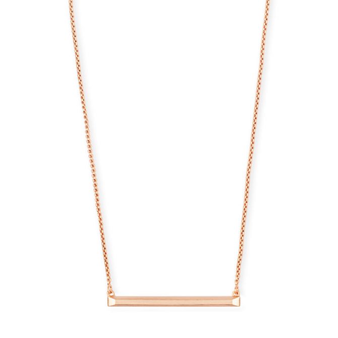 Kelsey shop bar necklace