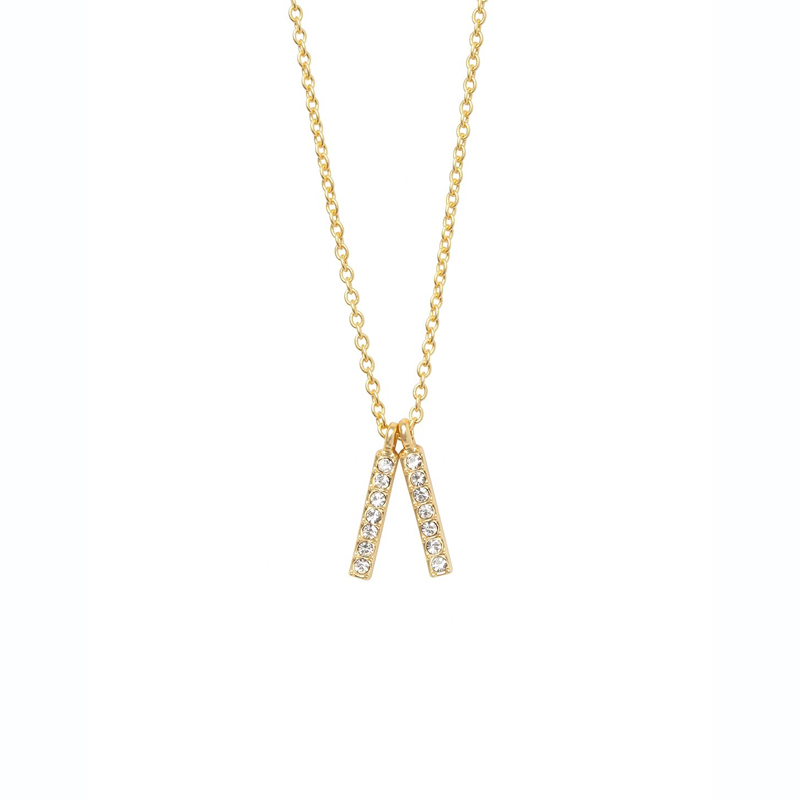 Spartina 449 Sea La Vie Lean On Me Necklace, Gold Tone