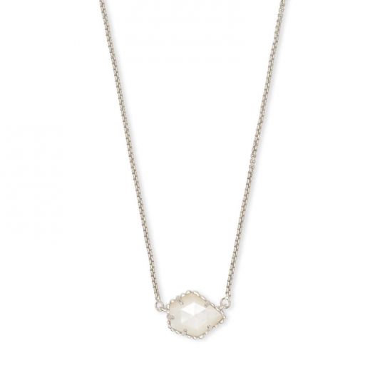 Kendra Scott Tess Silver Small Pendant Necklace In Ivory Pearl Borsheims - Tess Gold Small Pendant Necklace In White Pearl Kendra Scott Tess Silver Small Pendant Necklace In Ivory Pearl Borsheims - Tess Gold Small Pendant Necklace In White Pearl