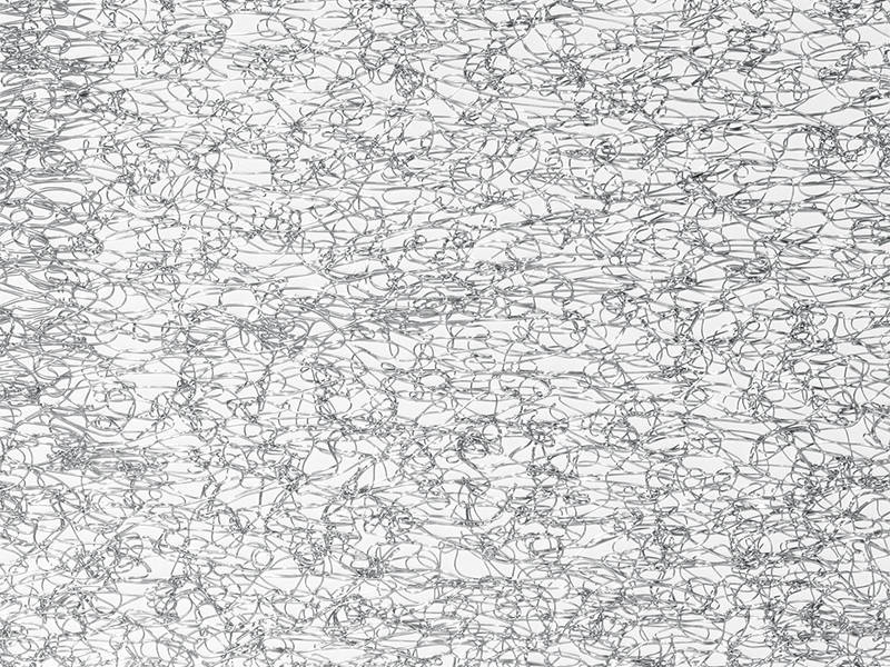 Chilewich Metallic Lace Table Runner, Silver