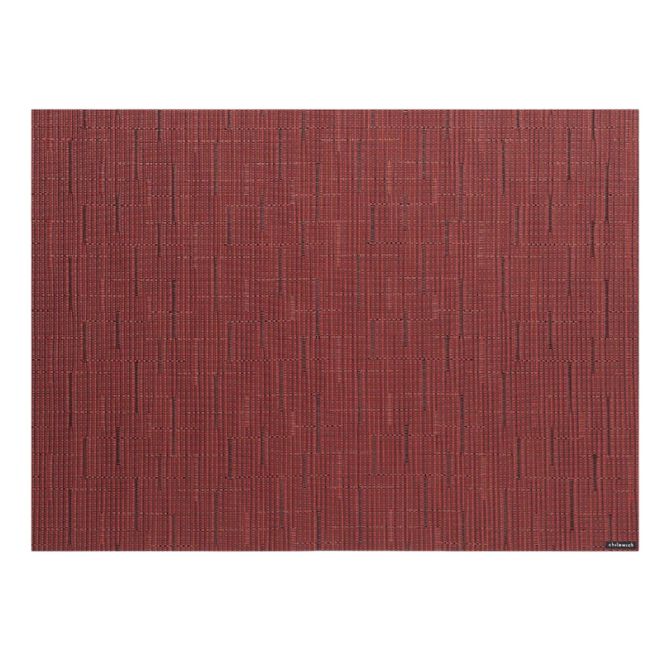 Chilewich Bamboo Rectangular Placemat, Cranberry