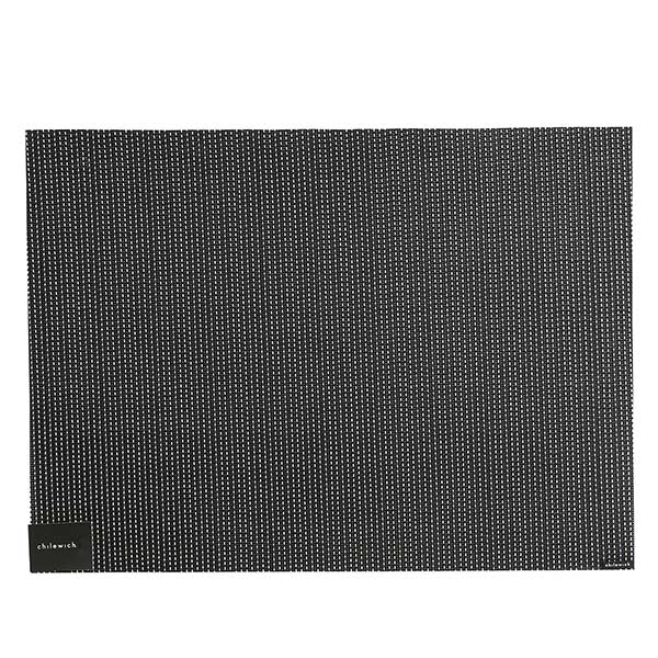 Chilewich Pickstitch Placemat, Black 100492001 Borsheims