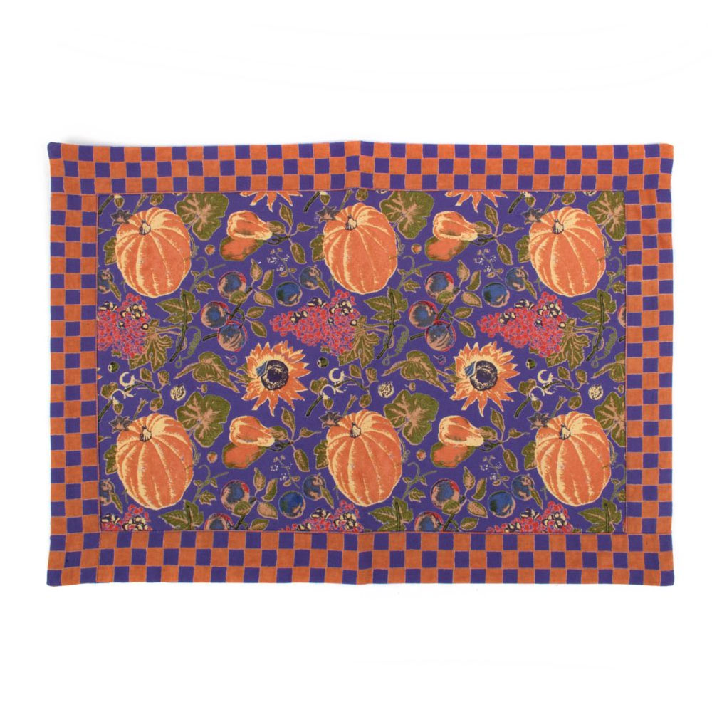 MacKenzieChilds Harvest Pumpkin Placemat Borsheims