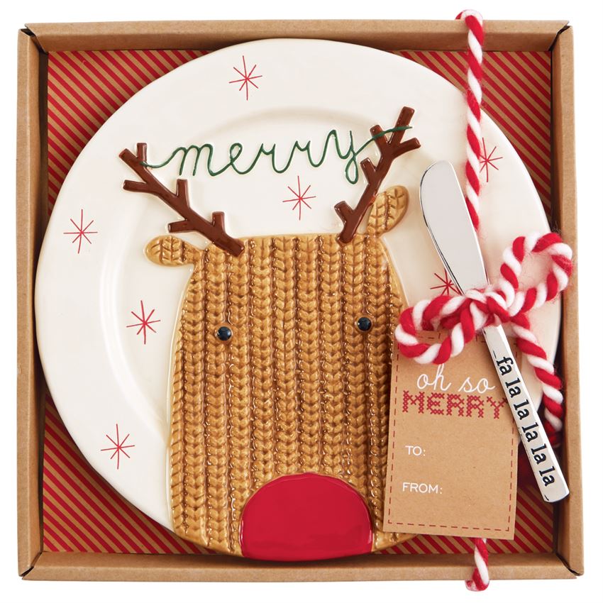 Mud Pie Christmas Cheese Set 41100022R Borsheims