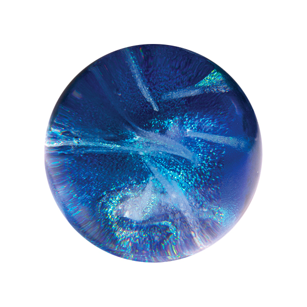 Glass Eye Studio Celestial Ghost Nebula, 3" 524F Borsheims