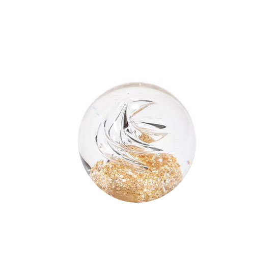 Two's Company Golden Specs Sphere Paperweight, Medium