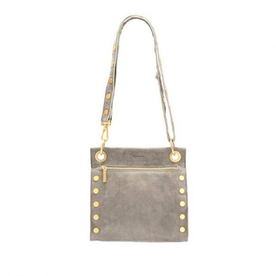 pewter crossbody bag