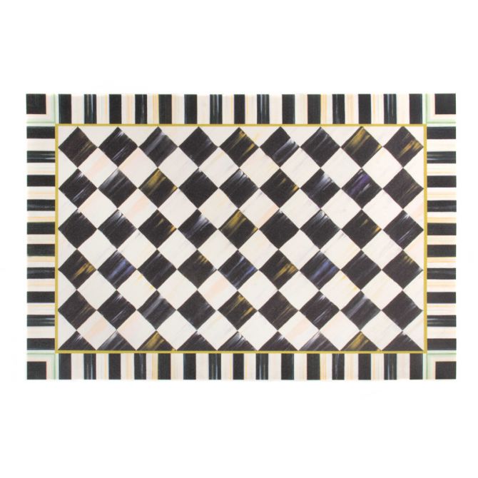 MacKenzie-Childs Courtly Check Floor Mat