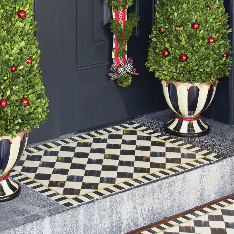 MacKenzie-Childs Courtly Check Floor Mat