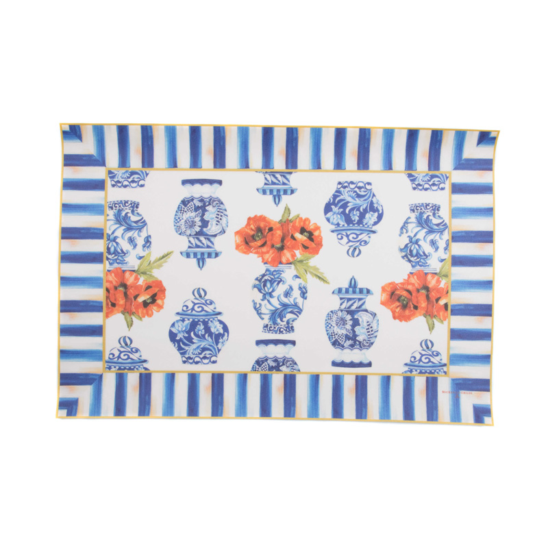 MacKenzie-Childs Chinoiserie Floor Mat