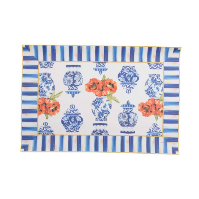 MacKenzie-Childs Chinoiserie Floor Mat