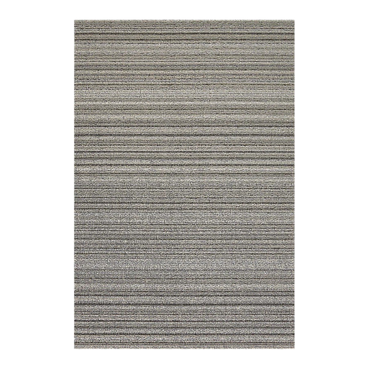 Chilewich Rectangle Skinny Stripe Shag Mat, Birch 18x28
