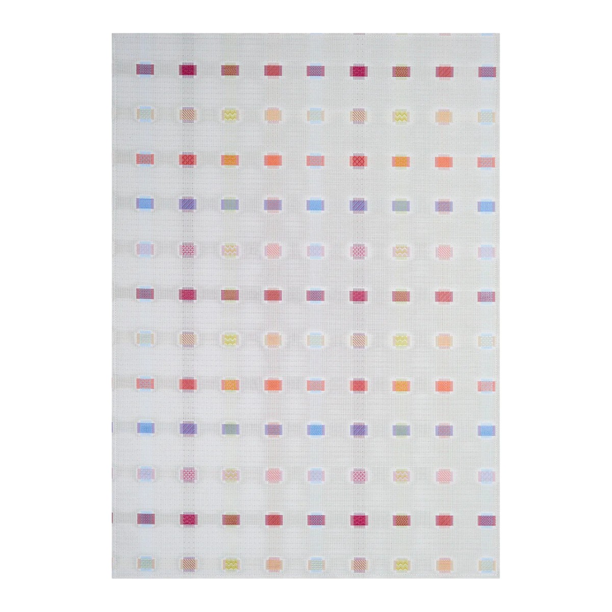 Chilewich Rectangle Sampler Rug, Multicolor 23x36