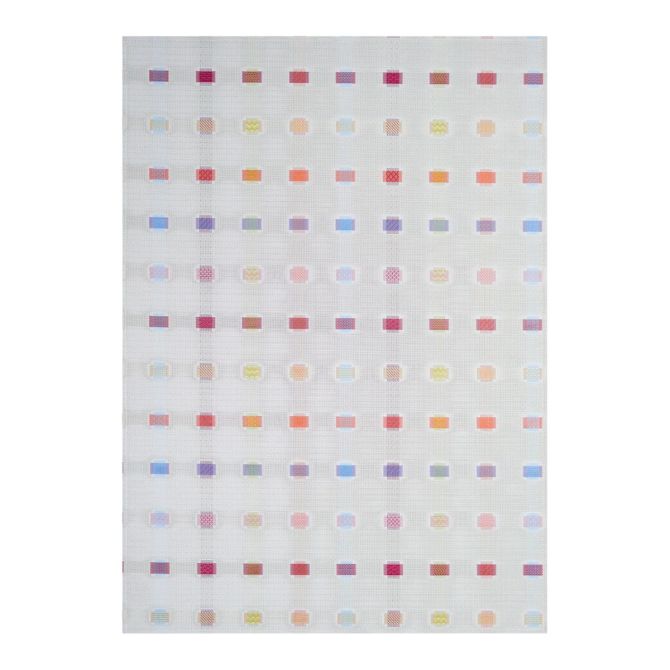 Chilewich Rectangle Sampler Rug, Multicolor 23x36