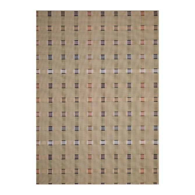 Chilewich Rectangle Sampler Rug, Wheat 23x36