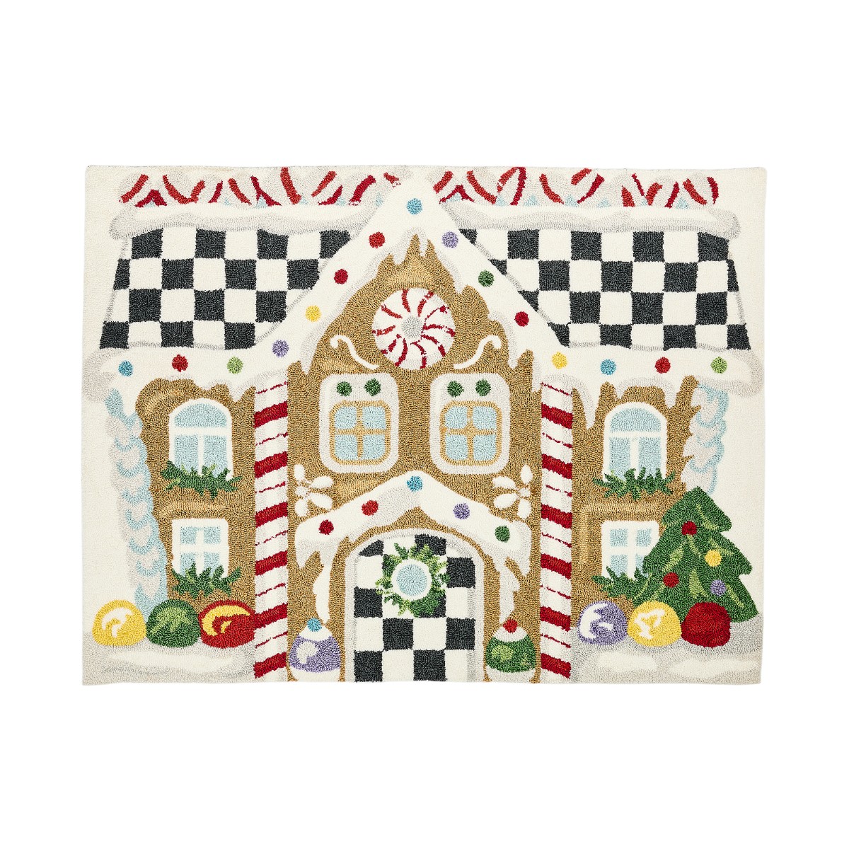 MacKenzie-Childs Gingerbread House Rug