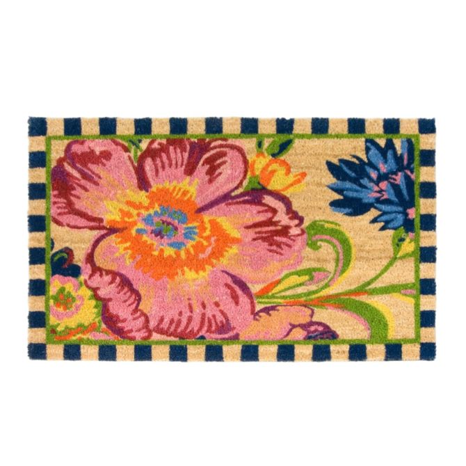 MacKenzie-Childs Entrance Mat, Flower Market
