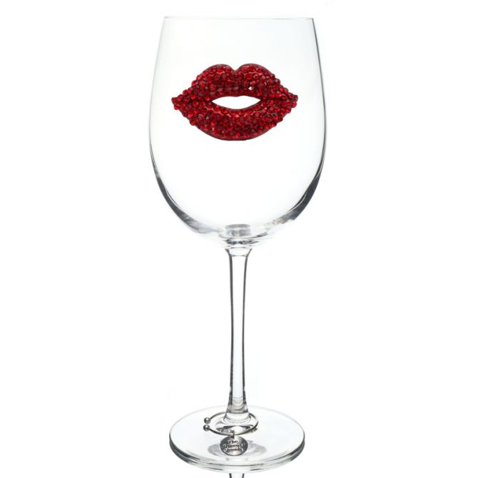 The Queens' Jewels Red Lips Stemmed Red Wine
