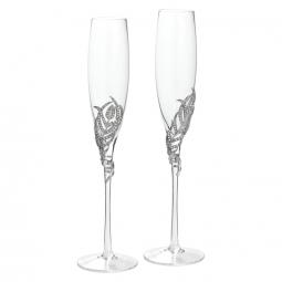 Waterford Elegance Optic Classic Champagne Flute - Set of 2