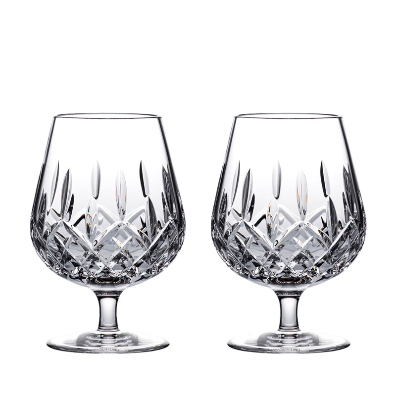 Waterford Connoisseur Lismore Brandy Balloon Glass, Set of 2