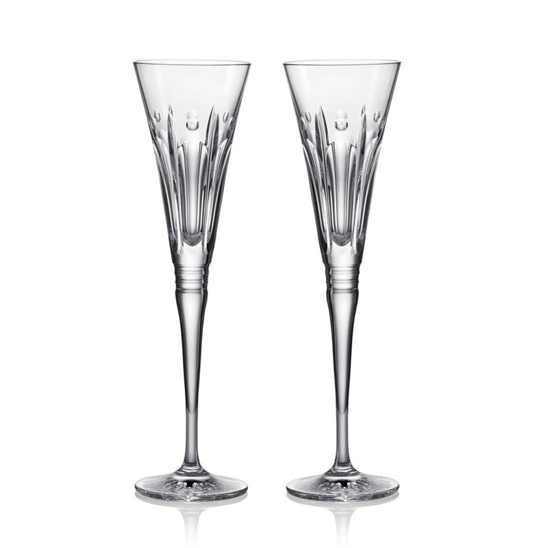 Waterford Winter Wonders Clear Flutes, Set of 2