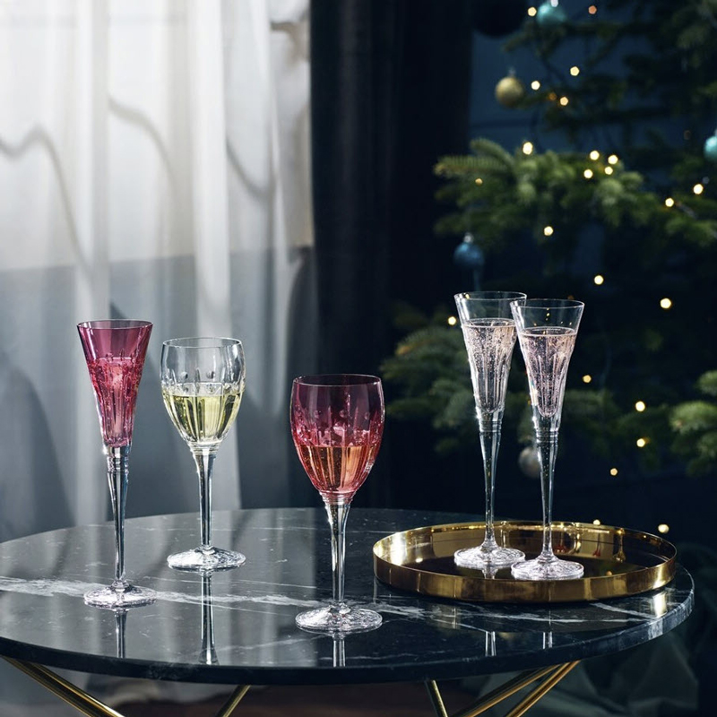 Waterford Winter Wonders Clear Flutes, Set of 2