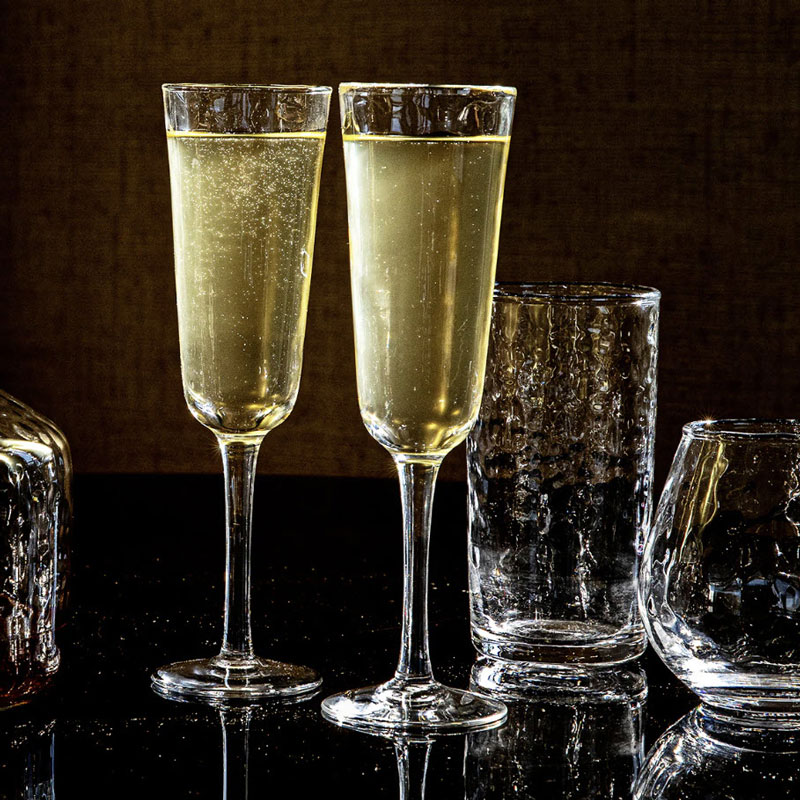Juliska Puro Toasting Flutes, Set of 2