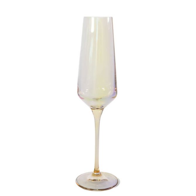 Estelle Iridescent Colored Champagne Flutes - Thumbnail 2