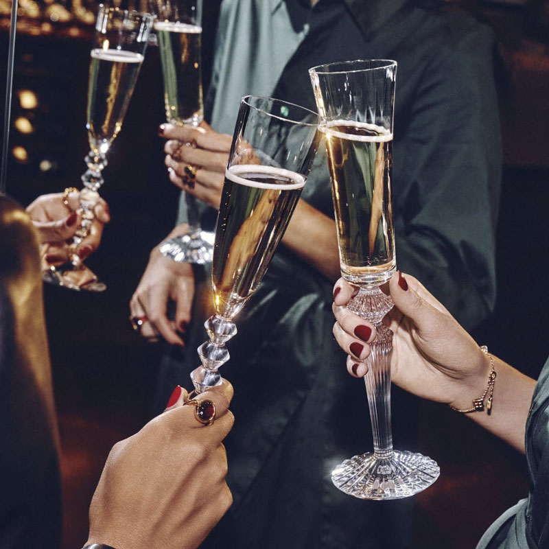 Baccarat Vega Flute, Set of 2