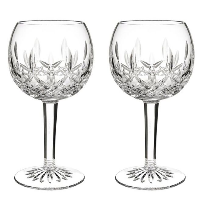 Waterford Crystal Lismore Diamond White Wine Glasses, Set of 2