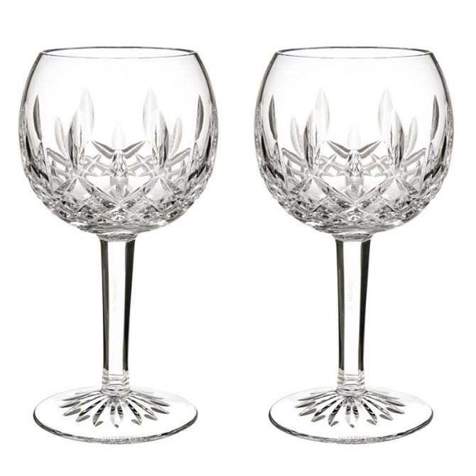 Waterford Lismore 1952 Oversized Balloon 15.5oz Wine Glasses, Set