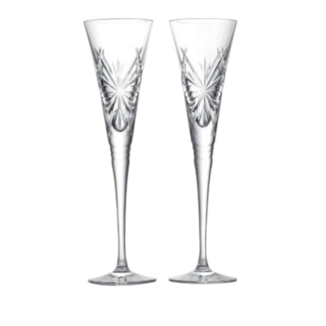 Waterford Winter Wonders Snowflake Flutes, Set of 2