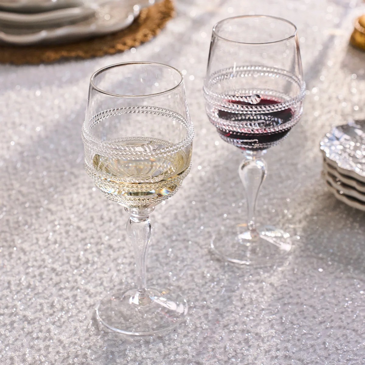 Juliska Ella Wine Glass, Clear