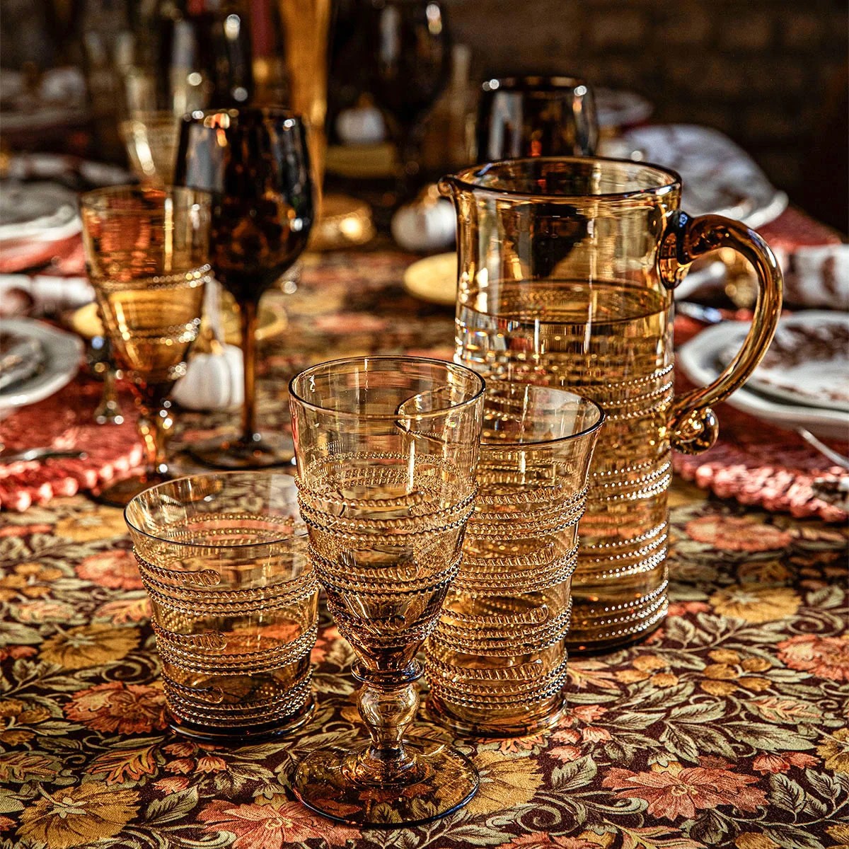 Juliska Ella Goblet, Amber