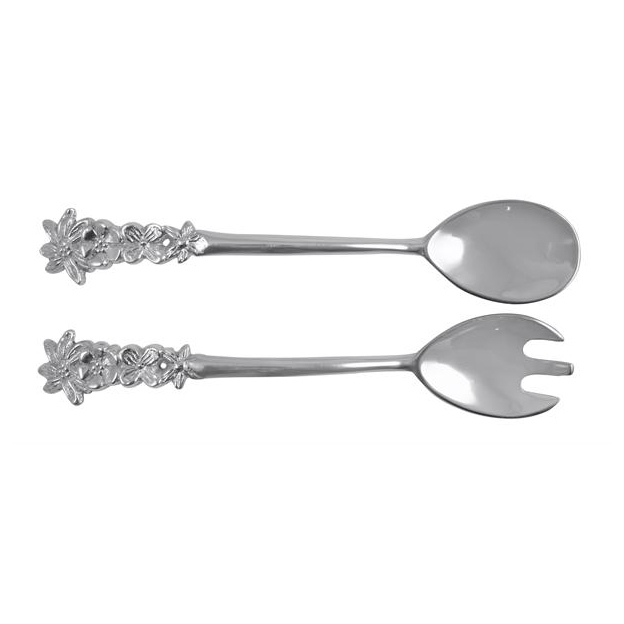 Mariposa Stacked Flower Salad Servers 3429 Borsheims
