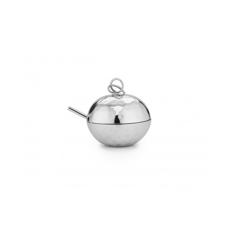 Mary Jurek Opus Sugar Bowl with Double Loop and Spoon