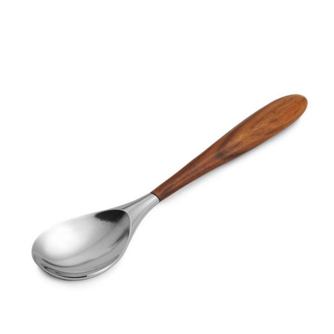 Nambe Curvo Serving Spoon
