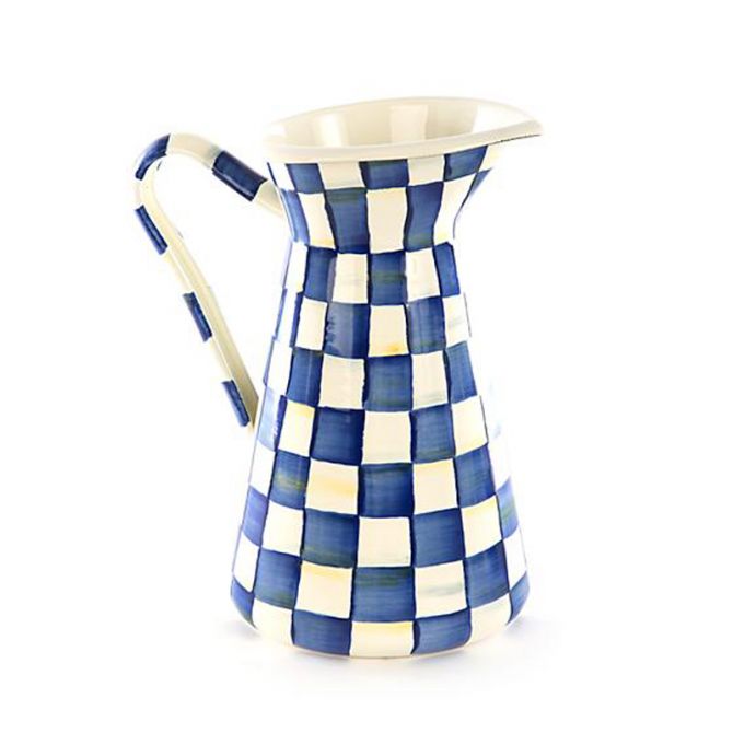 MacKenzie-Childs Royal Check Practical Pitcher, Large